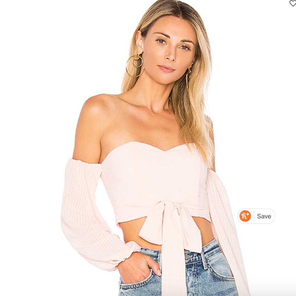 by the way Maya Off Shoulder Crop Top